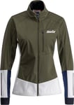 Swix Nordic XC Jacket W Längdskidjacka Olive/Bright White, XL