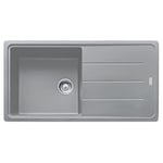 Franke 114.0367.632 611-97 BFG Granite Kitchen Sink with a Single Bowl from Basis, Stone Grey