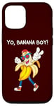 Coque pour iPhone 15 Palindrome Yo Banana Boy pour fruits et jeux de mots