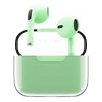 Juice Wireless Earphones, Pick 'N' Mix Bluetooth Earbuds with Earphones Wireless Charging Case & USB C Cable. Touch Control Earpods with 10m Bluetooth Range & 20 Hours Playback (Green)