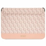 Guess Datorfodral 14'' GCube Stripes - Rosa