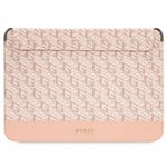 Guess Datorfodral 14'' GCube Stripes - Rosa