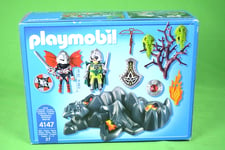 NewPlaymobil Knights & Dragon Rock 4147 27pc Ages 4-10 Toy Kids             B455