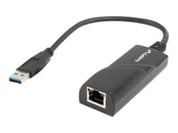 Lanberg Nc-1000-01 - Nätverksadapter - Usb 3.0 - Gigabit Ethernet - Svart