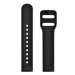 SYSTEM-S Bracelet flexible en silicone 22 mm pour montre connectée Samsung Galaxy Watch 4 Noir