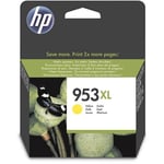 HP Bläckpatron 953XL, F6U18AE, gul, singelförpackning, hög kapacitet