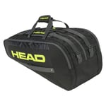 HEAD Racquet Bag Sac de Raquette de Base Unisex, Noir/Yellow, L