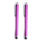 PENCILUPNOSE® TWIN PACK QUALITY STYLUS PEN compatible with iPhone, Samsung, Xiaomi, OnePlus, Pixel, Oppo, Huawei, Vivo, Realme, Nothing etc. (PURPLE)