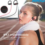 Wireless Bluetooth Earphones Stereo Headphones Sport Gym For iPhone Samsung