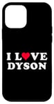 Coque pour iPhone 12 mini I Love Dyson - Nom Dyson assorti pour petite amie et petit ami