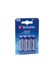 Verbatim battery - 4 x AA type - Alkaline