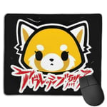 Aggretsuko Normal Customized Designs Non-Slip Rubber Base Gaming Mouse Pads for Mac,22cm×18cm， Pc, Computers. Ideal for Working Or Game