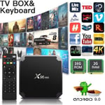 SUNNZO TV BOX X96 MINI 2GO + 16GO Android 9.0 Multi-Core 64bit Cortex-A53, GPU Mali-450,4KHD, 2.4GWIFI, Lecteur Multimédia Box