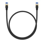 Baseus Internet Kabel 0.5m cat.7 - Braided Svart - TheMobileStore Nätverkskabel