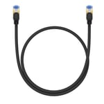 Baseus Internet Kabel 0.5m cat.7 - Braided Svart