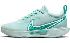 NIKE Women's W Zoom Court Pro Cly Low, Jade Ice White Clear Jade, 9 UK