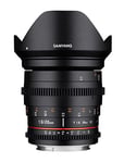 Samyang T1.9 VDSLR 20 mm Manual Focus Video Lens for Sony FE - Black