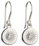 Elements Silver E6004C Silver Sun Burst Cubic Zirconia Jewellery