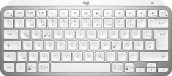 Logitech MX Keys Mini tastatur RF trådløs + Bluetooth QWERTZ Tysk Grå