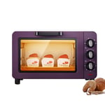 Multi-Function Toaster Oven Countertop,1200W 15L Mini Baking Oven with Timer, Bake-Broil-Toast Setting, Includes Baking Pan, Baking Rack And Crumb Tray