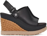 UGG Femme Toboggan réglable Abbot Sandale Glissante, Noir, 41 EU