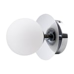 Globen Lighting Art Deco IP44 wall lamp/ceiling lamp Chrome-White