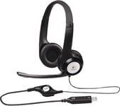 Logitech H390 Wired Headset with Noice Cancelling Microphone USB in-line control