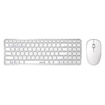 Rapoo 9300G 99 Keys Multi-modes 2.4G + Bluetooth Wireless Keyboard and Mouse Set(White)