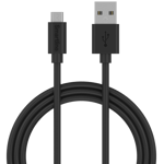 Smartline USB-kabel MicroUSB 1m Svart