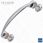 Di Vapor (R) 145mm Metal Shower Handle for Door | (14.5cm) Hole to Hole