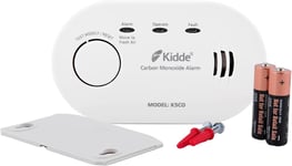 Kidde 5CO - 10 Year Life LED Carbon Monoxide Detector / CO Alarm with Batteries
