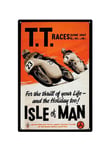 Boggevi Kells TT RACES ISLE OF MAN MOTORBIKE NOSTALGIC METAL TIN WALL PLAQUE SIGN NOVELTY GIFT ADVERTISING - Tin signs Metal Poster Gift 200mm x 300mm -TPH0018