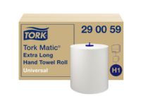 Håndklæderuller Tork H1 Matic® Universal 1-lag 280m hvid - (6 ruller pr. karton)