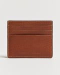 Brunello Cucinelli Grain Leather Card Holder Cognac