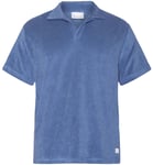 Knowledge Cotton Apparel Knowledge Cotton Apparel Loose Terry Polo Moonlight Blue M, Moonlight Blue