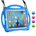 iPad 2 Case for Kids,TopEsct Shockproof Silicone Handle Stand Case for Apple iPad 2nd Generation,iPad 3rd Generation,iPad 4th Generation (Blue)