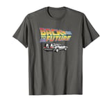 Back To The Future Low Poly Delorean Logo T-Shirt