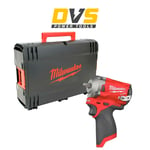 MILWAUKEE M12FIW38-0 12V M12 FUEL 3/8" IMPACT WRENCH BODY ONLY WITH CARRY BOX