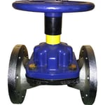 2,1/2&quot; Saunders ventil, galvaniserad