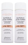 2 x Revolution Glycolic Acid Toner 5% 200ml Each