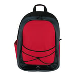 eBuyGB School Rucksack and Backpack with Elastic Detail, Red, One Size