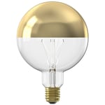 Globlampa Ø125 LED Toppförspeglad Guld 200lm E27 1800K Dim