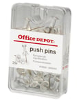 Office Depot Kartnålar Push-pin transparent 25 st/fp