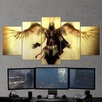 YFTNIPL 5 Panel Wall Art Picture Hd Prints Canvas Assassin Origins Gaming Abstract Painting Living Room Home Modern Style Poster Wallpapers Decoration Gift Artwork Pictures
