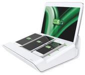 Leitz XL Multi Charger for Smart Device Tablet Mobile w/ Micro USB Cables White