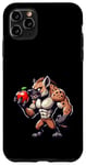 Coque pour iPhone 11 Pro Max Une alimentation saine aux fruits d'entraînement hyène forte