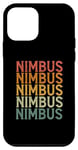 Coque pour iPhone 12 mini Retro Sur Mesure Prénom Nom Nimbus