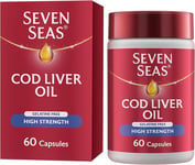 Seven Seas High Strength Cod Liver Oil Tablets with Omega-3, Fish Oil, Gelatine