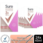 Sure Women Maximum Anti-Perspirant Deodorant Cream Stick Confidence 45ml, 24 PK