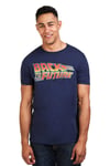 Back To The Future Logo Cotton T-Shirt